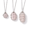 Tarnish Resistant 3Pcs 3 Styles 304 Stainless Steel Cable Chain Necklace Makings NJEW-JN04934-02-5