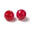 Natural White Jade(Dyed) European Beads G-N342-03S-2