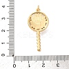 Brass Micro Pave Cubic Zirconia Pendants LS-KK-U076-04G-03-3