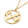 304 Stainless Steel Pendant Necklaces LS-NJEW-P306-01G-1