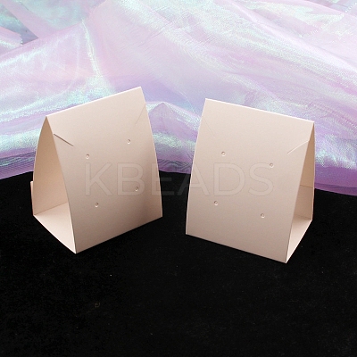 100Pcs Foldbale Paper Jewelry Display Cards PW-WG76422-03-1