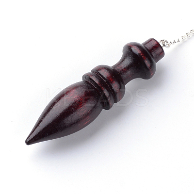 Wood Pointed Dowsing Pendulums X-WOOD-Q023-03-1