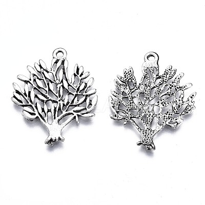 Tibetan Style Alloy Pendants TIBE-Q073-03AS-1