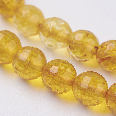 Natural Quartz Crystal Beads Strands G-G099-F4mm-19-1