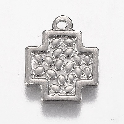 Tarnish Resistant 304 Stainless Steel Pendants STAS-Z012-25P-1