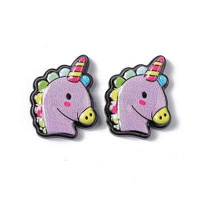 Opaque Resin Cabochons RESI-C027-05D-1