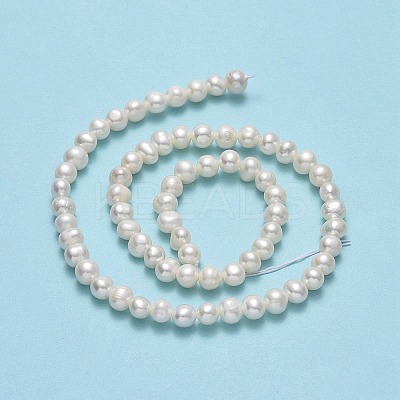 Natural Cultured Freshwater Pearl Beads Strands PEAR-F018-17E-01-1