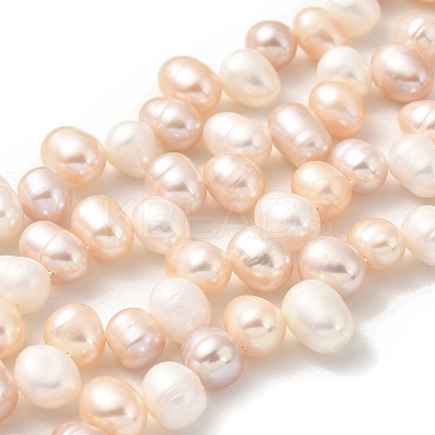 Natural Cultured Freshwater Pearl Beads Strands PEAR-A006-29B-X-1