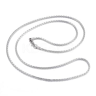 Tarnish Resistant 304 Stainless Steel Necklaces NJEW-E080-17P-1
