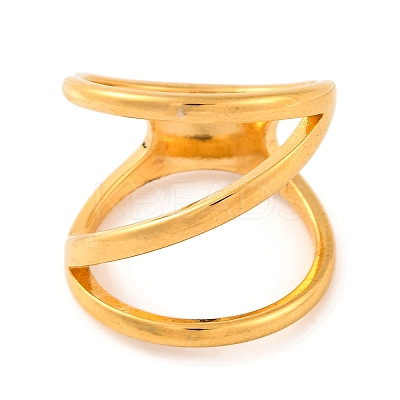 Ion Plating(IP) 304 Stainless Steel Finger Rings for Women RJEW-S414-25B-G-1