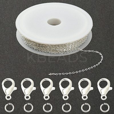 DIY Chain Bracelet Necklace Making Kit DIY-YW0007-05S-1