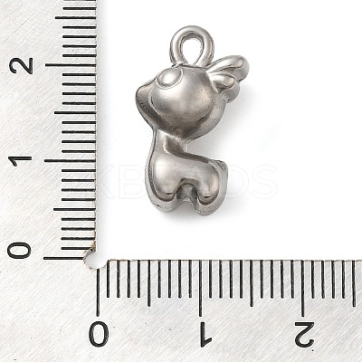 304 Stainless Steel Pendants STAS-M070-06P-1