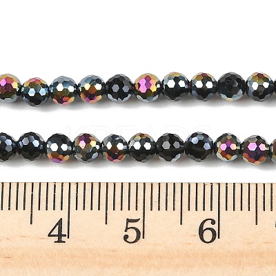 Electroplate Transparent Glass Beads EGLA-B013-02A-FR13-1