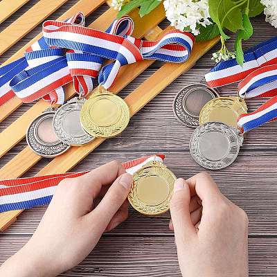 Sports Medal Zinc Alloy Pendant Cabochon Settings PALLOY-GA0001-05-1
