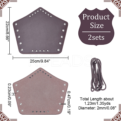 Adjustable PU Leather Cord Bracelets AJEW-WH0250-75A-1