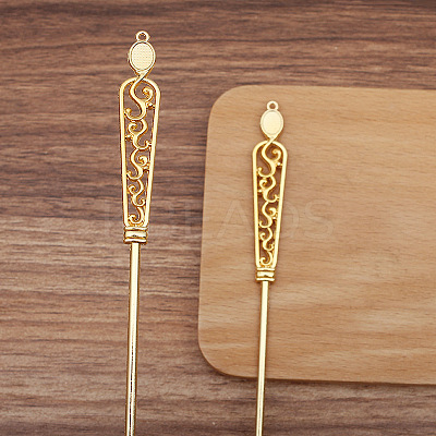 Alloy Hair Sticks Findings PW-WG14FAC-02-1