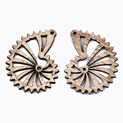 Unfinished Hollow Wood Big Pendants LS-X-WOOD-N006-134-1