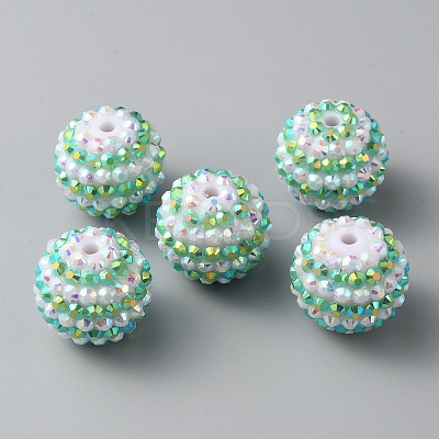 Resin Rhinestone Beads RESI-TAC0004-28E-1