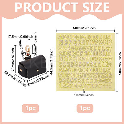 Imitation Leather Wedding Ring Storage Case with Alloy Clasps and PVC Stickers for Pet AJEW-FG0004-27B-1