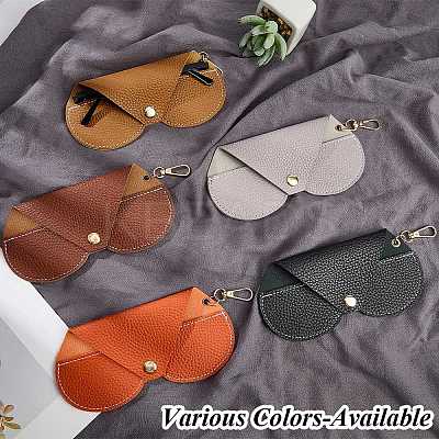 1Pc PU Leather Eyeglass Cases AJEW-CN0003-23A-1