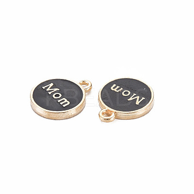 Mother's Day Alloy Enamel Charms X-ENAM-T016-11B-RS-1