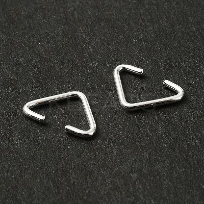 100Pcs Iron Triangle Rings IFIN-YW0001-80-1