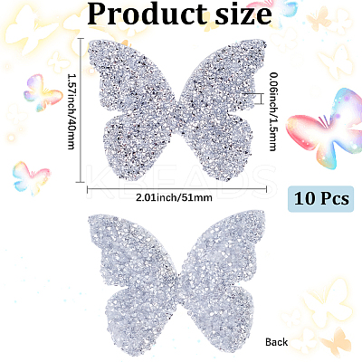 Resin Rhinestone Hotfix Rhinestone Iron on/Sew on Cloth Patches DIY-WH20063-030G-1