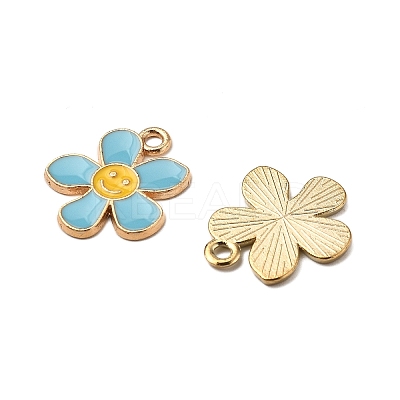 32Pcs 16 Styles Alloy Enamel Pendants ENAM-FH0001-66-1