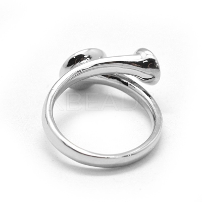 Brass Finger Cup Peg Ring Settings KK-L184-55P-1