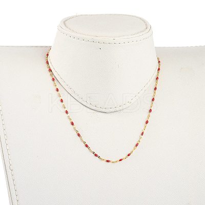 304 Stainless Steel Link Chain Necklaces NJEW-JN03084-06-1