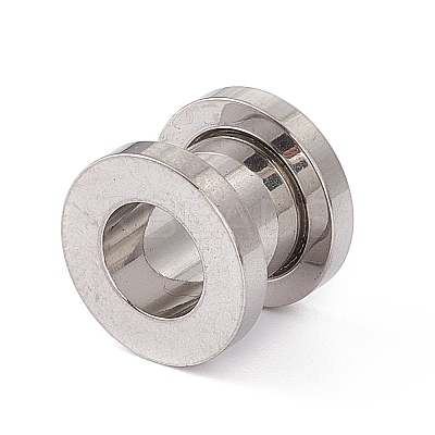 Non-Tarnish 304 Stainless Steel Ear Plugs Gauges EJEW-G317-01H-P-1