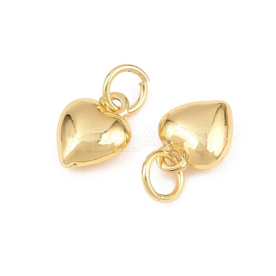 Valentine's Day Brass Charms KK-H292-57C-G-1