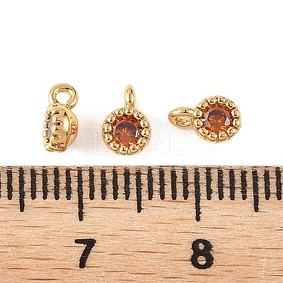 SHEGRACE Brass Pave Cubic Zirconia Charms XGRQ5K618-832G-C-1