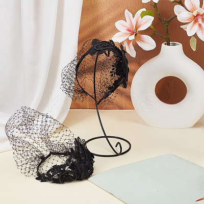 Polyester Acrylic Hair Bands PHAR-WH0020-07-1
