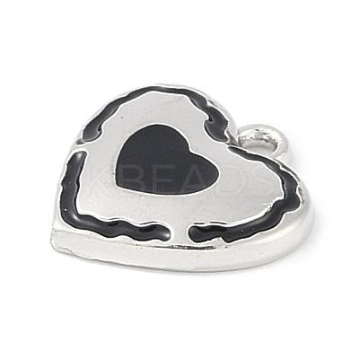 Rack Plating Alloy Enamel Charms PALLOY-F018-13P-01-1