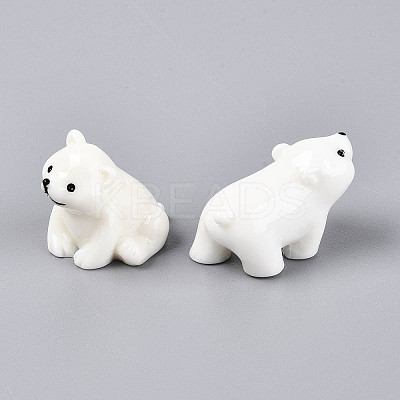 Resin POlar Bear Display Decorations RESI-T026-15M-1