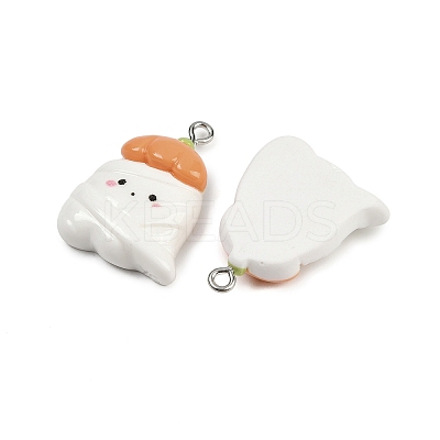 Halloween Opaque Resin Pendants LS-RESI-C062-02F-1