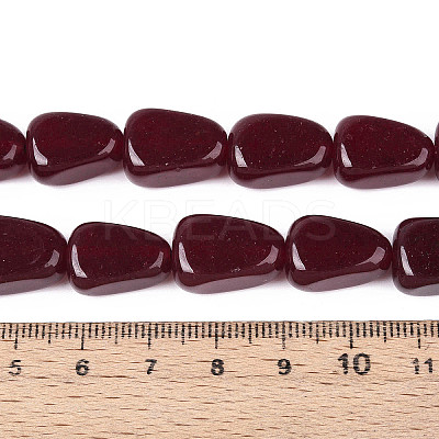 Natural White Jade Beads Strands G-N354-02A-02-1