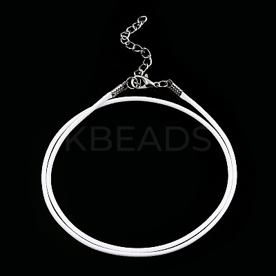 Waxed Cotton Cord Necklace Making MAK-YWC0001-01P-02-1