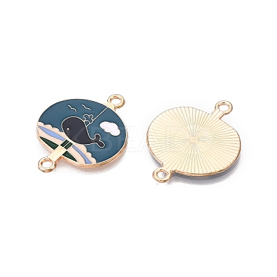 Alloy Enamel Pendants PALLOY-N176-29E-RS-1