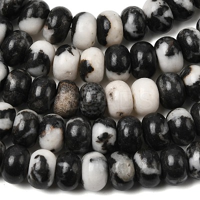 Natural Zebra Jasper Beads Strands G-A280-A22-02-1