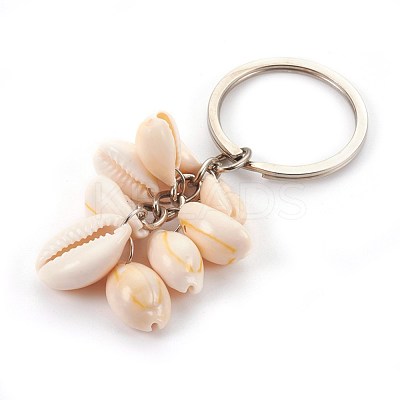 Cowrie Shell Keychain KEYC-JKC00175-1