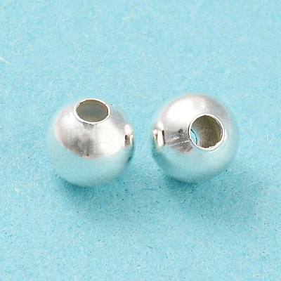 Brass Smooth Round Beads EC400-2S-1