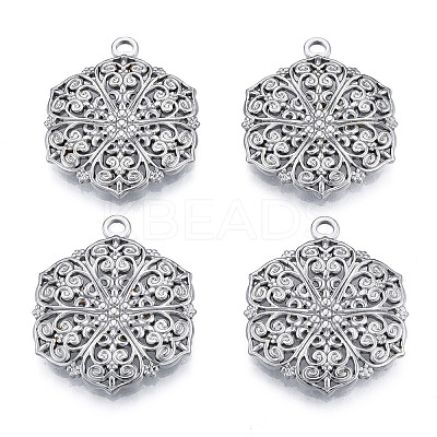 Non-Tarnish 201 Stainless Steel Pendants X-STAS-N098-206P-1