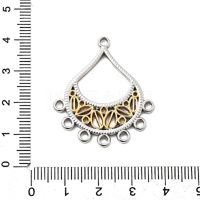 Ion Plating(IP) 304 Stainless Steel Chandelier Component Links STAS-Q350-17GP-1