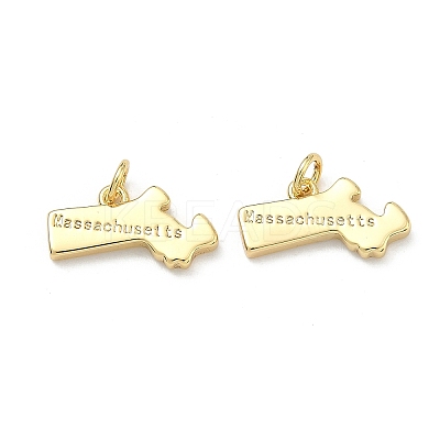 Brass Pendants KK-D229-22K-G-1