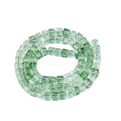 Crackle Transparent Glass Beads Strands GLAA-N062-4mm-05-1