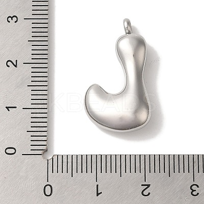 Non-Tarnish 304 Stainless Steel Pendants STAS-M017-08P-12-1
