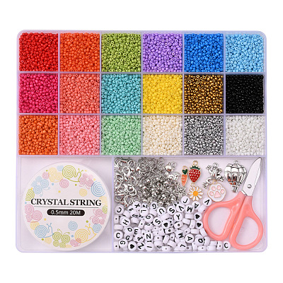 DIY Seed Beads Jewelry Set Making Kit DIY-YW0005-56-1