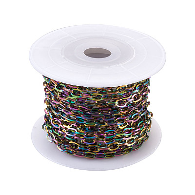 PVD Vacuum Plating 304 Stainless Steel Cable Chains CHS-TA0001-03MC-1